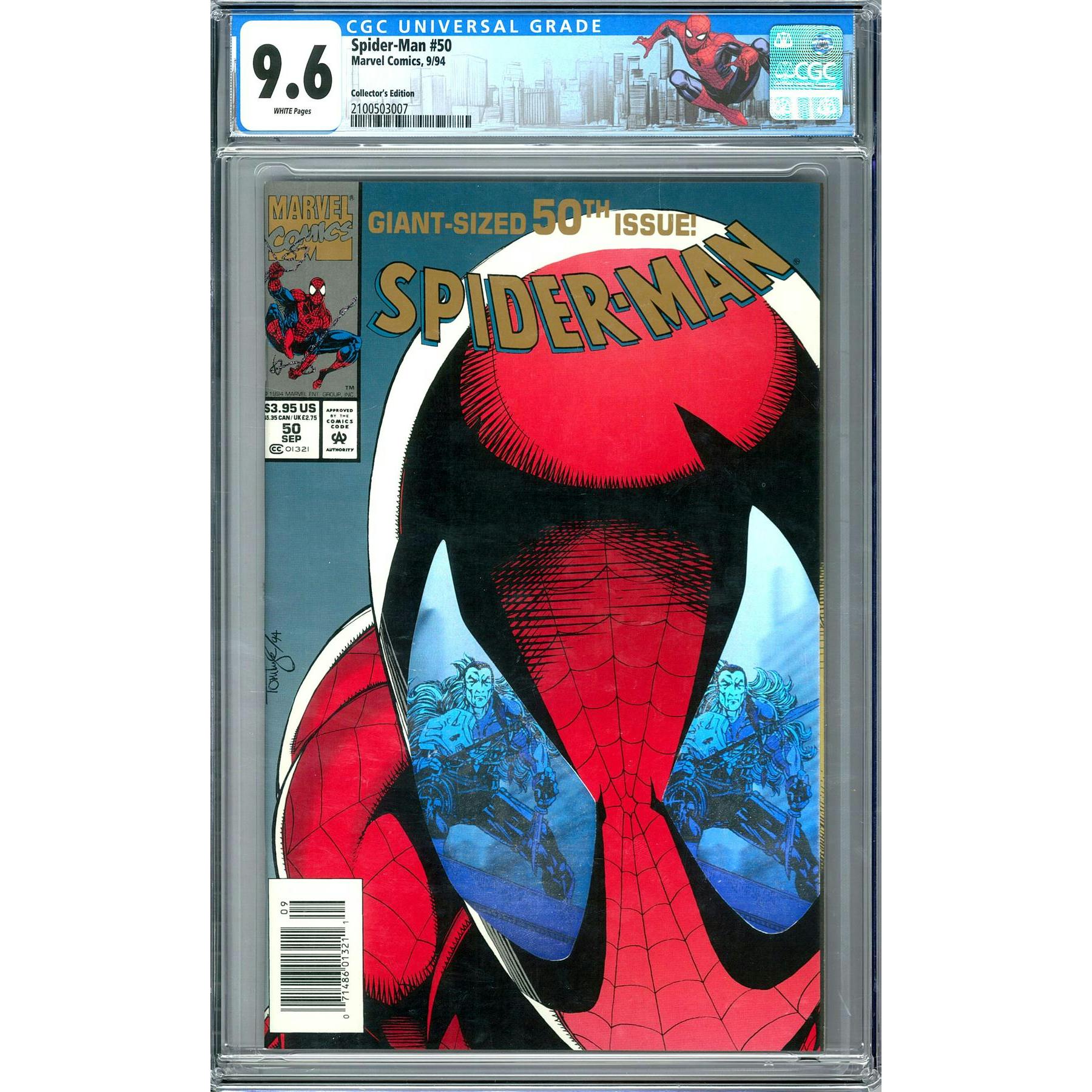Spider Man 50 Cgc 9 6 W 2100503007 Da Card World