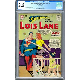 Superman's Girlfriend Lois Lane #10 CGC 3.5 (OW-W) *2100637004*
