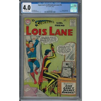 Superman's Girlfriend Lois Lane #14 CGC 4.0 (OW) *2100637005* (Hit Parade Inventory-End)