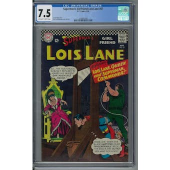 Superman's Girlfriend Lois Lane #67 CGC 7.5 (OW-W) *2100637008* (Hit Parade Inventory-End)