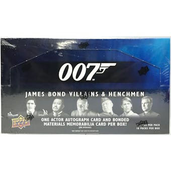 James Bond 007 Villains & Henchmen Trading Cards Box (Upper Deck 2021)