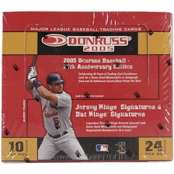 2005 Donruss Baseball Hobby Box