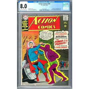 Action Comics #340 CGC 8.0 (OW-W) *2102332001* Comic Big Box - (Hit Parade Inventory)