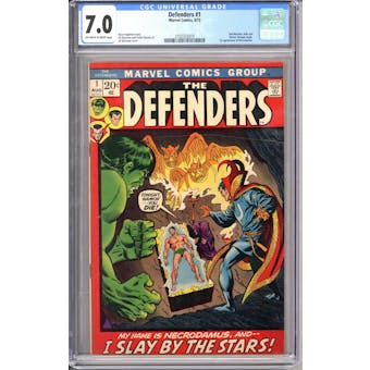 Defenders #1 CGC 7.0 (OW-W) *2102332019*
