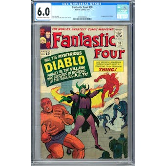 Fantastic Four #30 CGC 6.0 (OW-W) *2102332025*