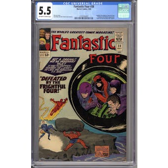 Fantastic Four #38 CGC 5.5 (OW-W) *2102333003*