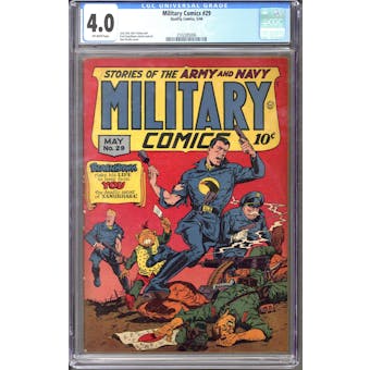 Military Comics #29 CGC 4.0 (OW) *2102385006*