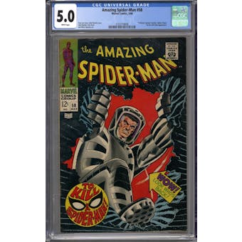 Amazing Spider-Man #58 CGC 5.0 (W) *2103718008*