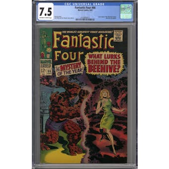 Fantastic Four #66 CGC 7.5 (OW-W) *2103855015*