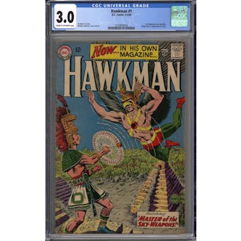 Hawkman #1 CGC 3.0 (CR-OW) *2103855020*