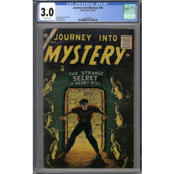 Journey Into Mystery #40 CGC 3.0 (OW) *2103855021*