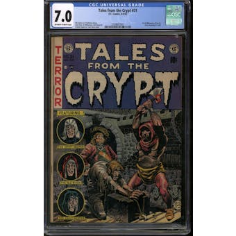 Tales From The Crypt #31 CGC 7.0 (OW-W) *2109607007* (Hit Parade Inventory-End)