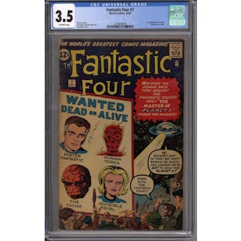 Fantastic Four #7 CGC 3.5 (OW) *2109609020*