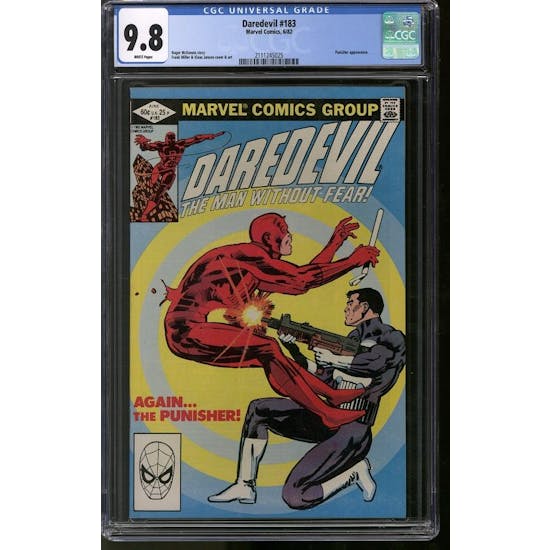 Daredevil #183 CGC 9.8 (W) *2111245025*