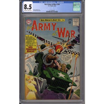 Our Army at War #140 CGC 8.5 (OW-W) *2111624024*