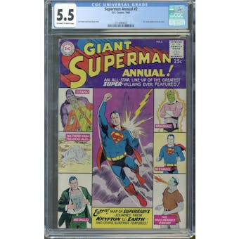 Superman Annual #2 CGC 5.5 (OW-W) *2114489020*