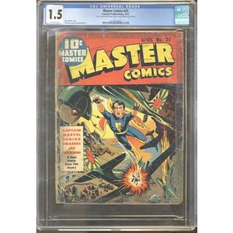 Master Comics #25 CGC 1.5 (OW-W) *2117524008*