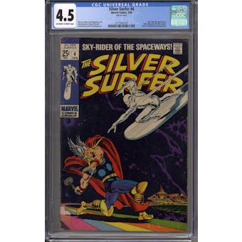 Silver Surfer #4 CGC 4.5 (OW-W) *2117541010*