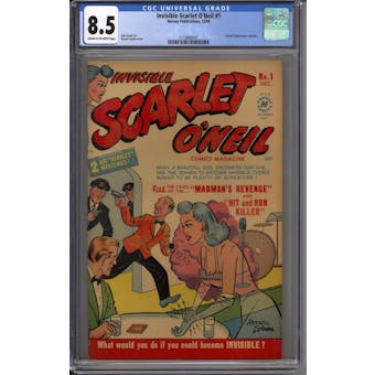 Invisible Scarlet O'Neil #1 CGC 8.5 (C-OW) *2119988001* (Hit Parade Inventory-End)