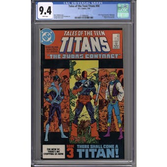 Tales of the Teen Titans #44 CGC 9.4 (W) *2119990006*