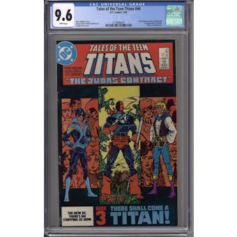 Tales of the Teen Titans #44 CGC 9.6 (W) *2119990007*