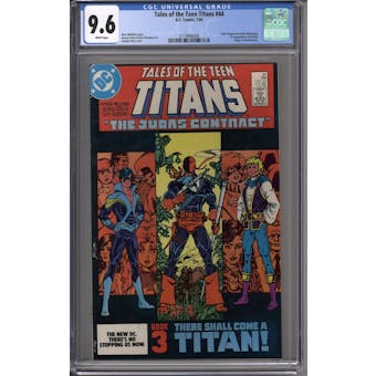 Tales of the Teen Titans #44 CGC 9.6 (W) *2119990008* (Hit Parade Inventory-End)