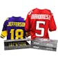 2021 Hit Parade Autographed 1st ROUND EDITION Football Jersey - Series 16 - Hobby 10 Box Case - Mahomes!!