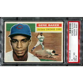 1956 Topps Baseball #142 Gene Baker PSA 6 (EX-MT) *2012