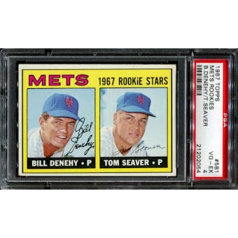 1967 Topps Baseball #581 Tom Seaver Rookie PSA 4 (VG-EX) *2054