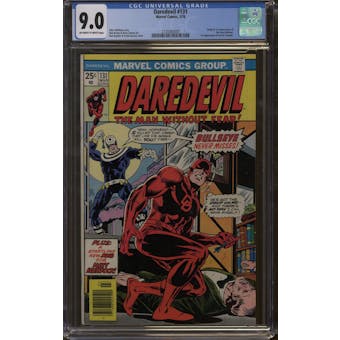 Daredevil #131 CGC 9.0 (OW-W) *2120383005*