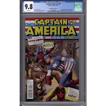 Captain America #25 CGC 9.8 (W) 75th Anniversary Variant *2120404005* (Hit Parade Inventory-End)