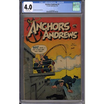 Anchors Andrews #1 CGC 4.0 (OW) *2120405001* (Hit Parade Inventory-End)