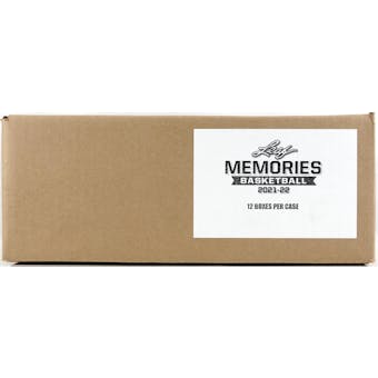 2021/22 Leaf Memories Basketball Hobby 12-Box Case
