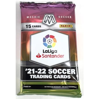 2021/22 Panini Mosaic LaLiga Soccer Hobby Pack