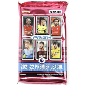 2021/22 Panini Prizm Premier League EPL Soccer Hobby Pack