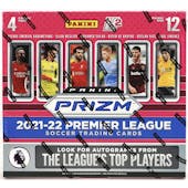 2021/22 Panini Prizm Premier League EPL Soccer H2 Box (Presell)