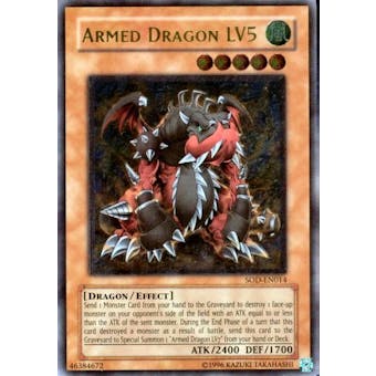 Yu-Gi-Oh Soul of the Duelist Single Armed Dragon LV5 Ultimate Rare