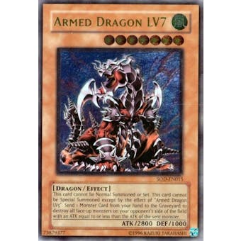 Yu-Gi-Oh Soul of the Duelist Single Armed Dragon Lv7 Ultimate Rare