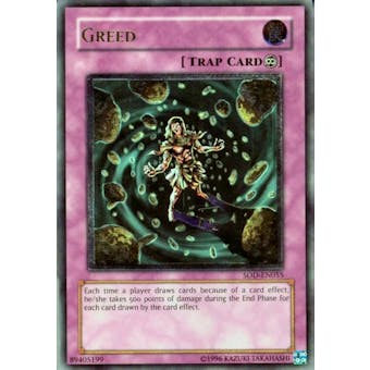 Yu-Gi-Oh Soul of the Duelist Single Greed Ultimate Rare (055)