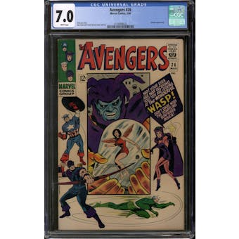 Avengers #26 CGC 7.0 (W) *2129309025*