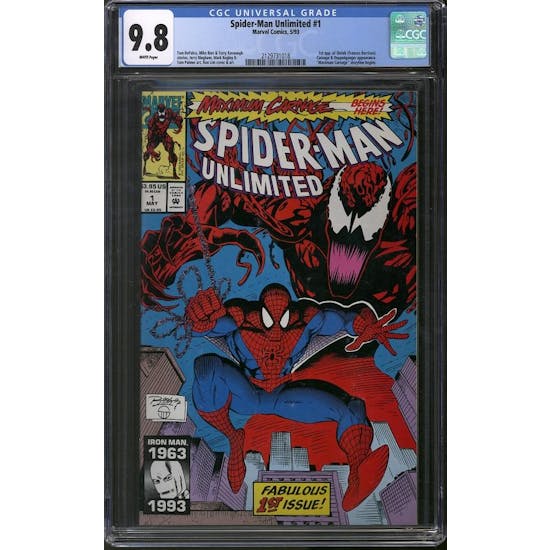 Spider-Man Unlimited #1 CGC 9.8 (W) *2129731018*