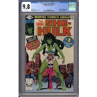 Savage She Hulk #1 CGC 9.8 (W) *2129745002*