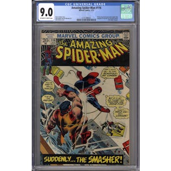 Amazing Spider-Man #116 CGC 9.0 (OW-W) *2131398002*