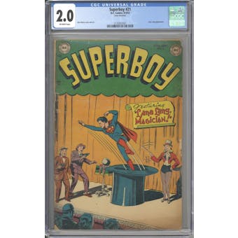 Superboy #21 CGC 2.0 (OW) *2135937001*
