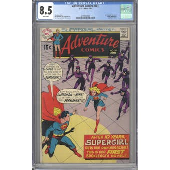 Adventure Comics #381 CGC 8.5 (W) *2135937020*