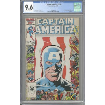 Captain America #323 CGC 9.6 (OW-W) *2135941007*