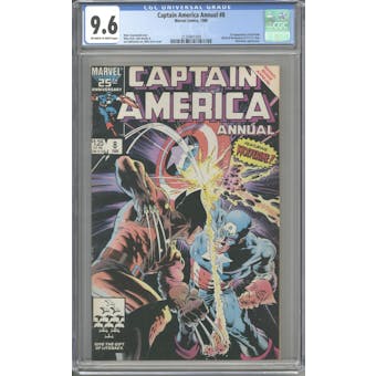 Captain America Annual #8 CGC 9.6 (OW-W) *2135941009*