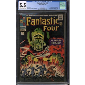 Fantastic Four #49 CGC 5.5 (OW-W) *2139568005*