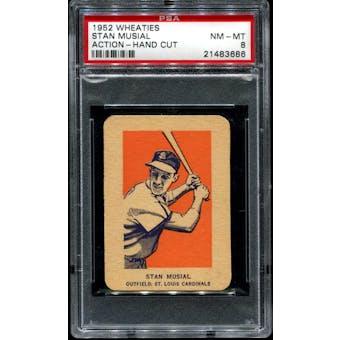 1952 Wheaties Stan Musial (Action) PSA 8 (NM-MT) *3686