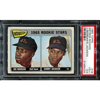1965 Topps Baseball #16 Joe Morgan Rookie PSA 3.5 (VG+) *4034